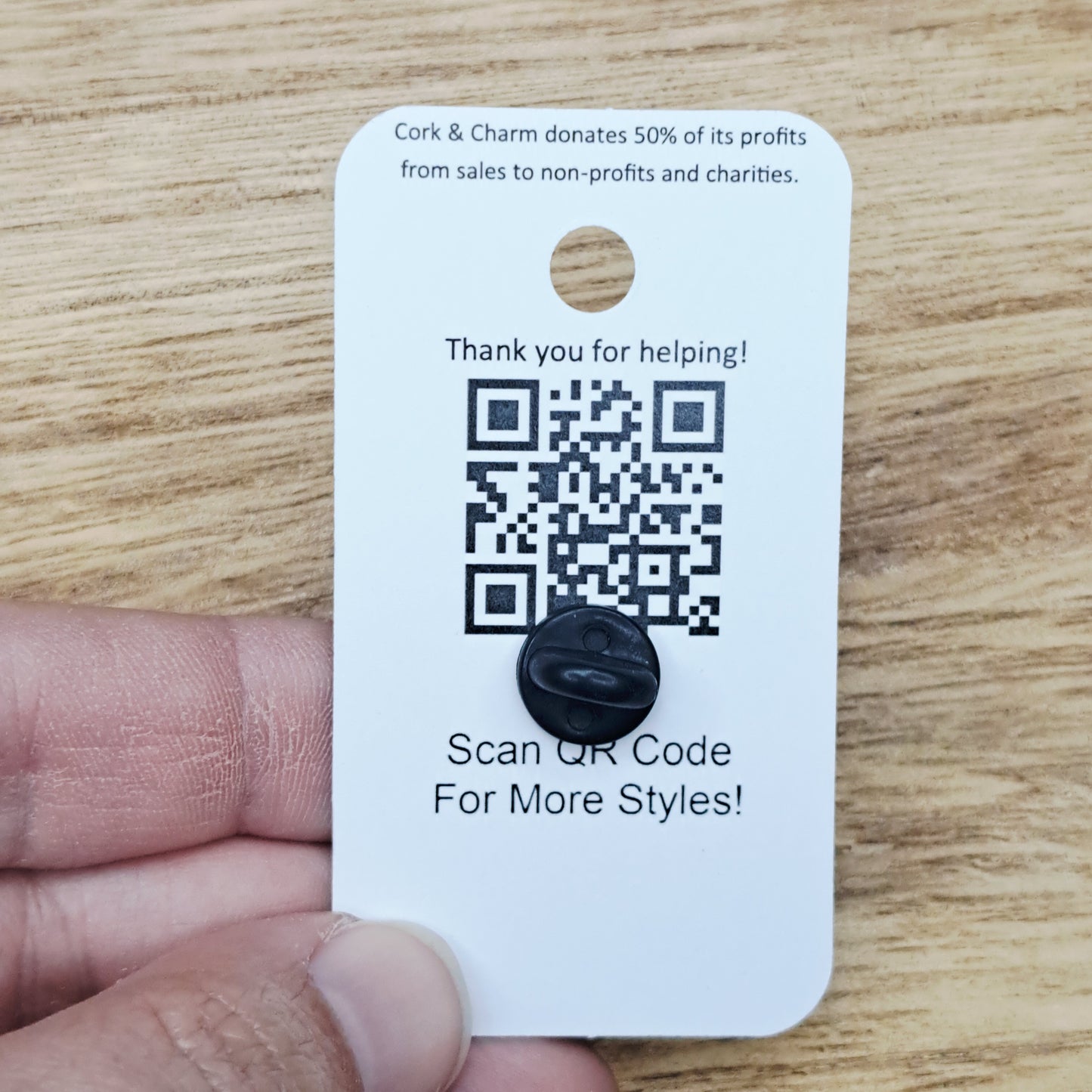 Having Fun Aint Hard When You Have a Library Card Book Enamel Pin