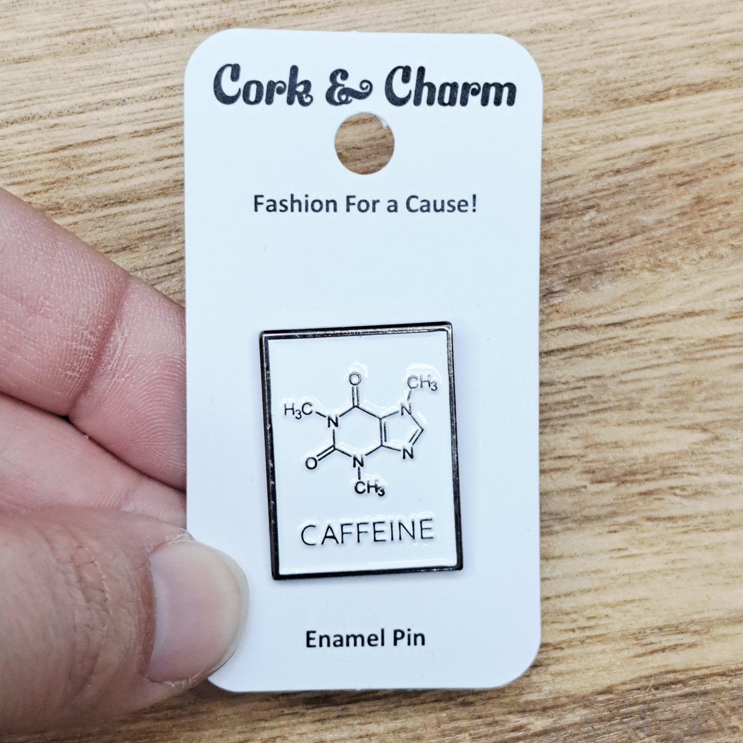 Molecule Coffee Enamel Pin