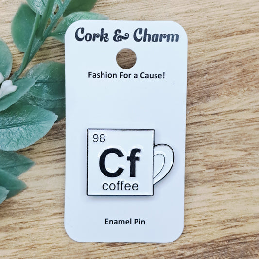 Element CF Coffee Enamel Pin