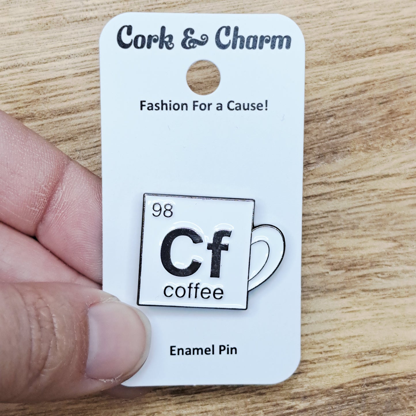 Element CF Coffee Enamel Pin