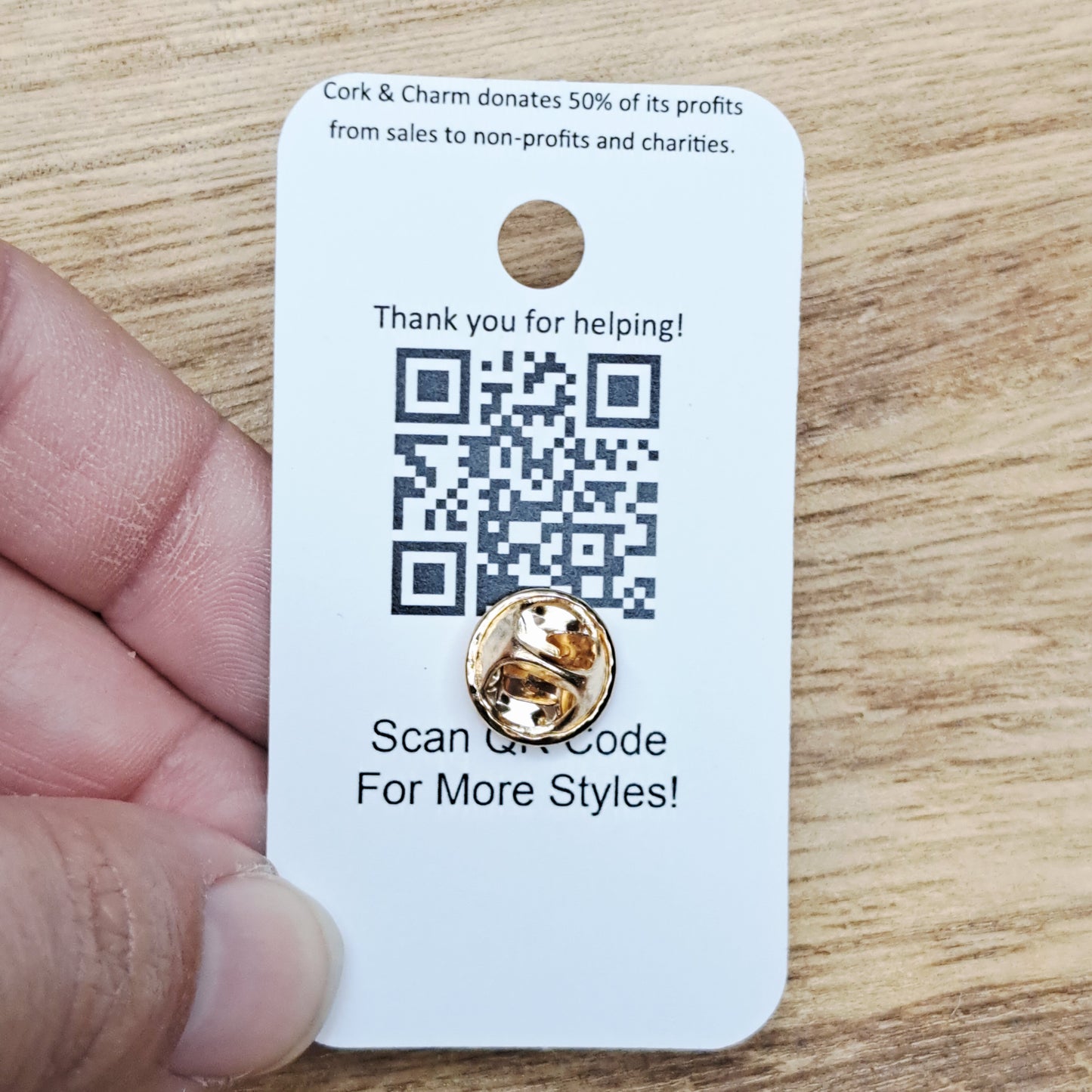 Black Mug Strong Like My Coffee Enamel Pin