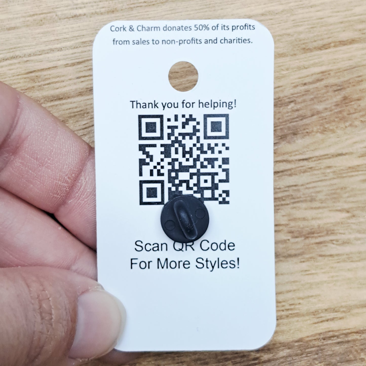 Fueled By Iced Coffee and Good Vibes Enamel Pin