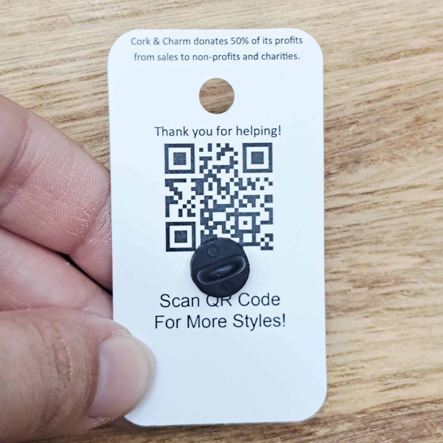 Fueled By Iced Coffee and Sarcasm Enamel Pin