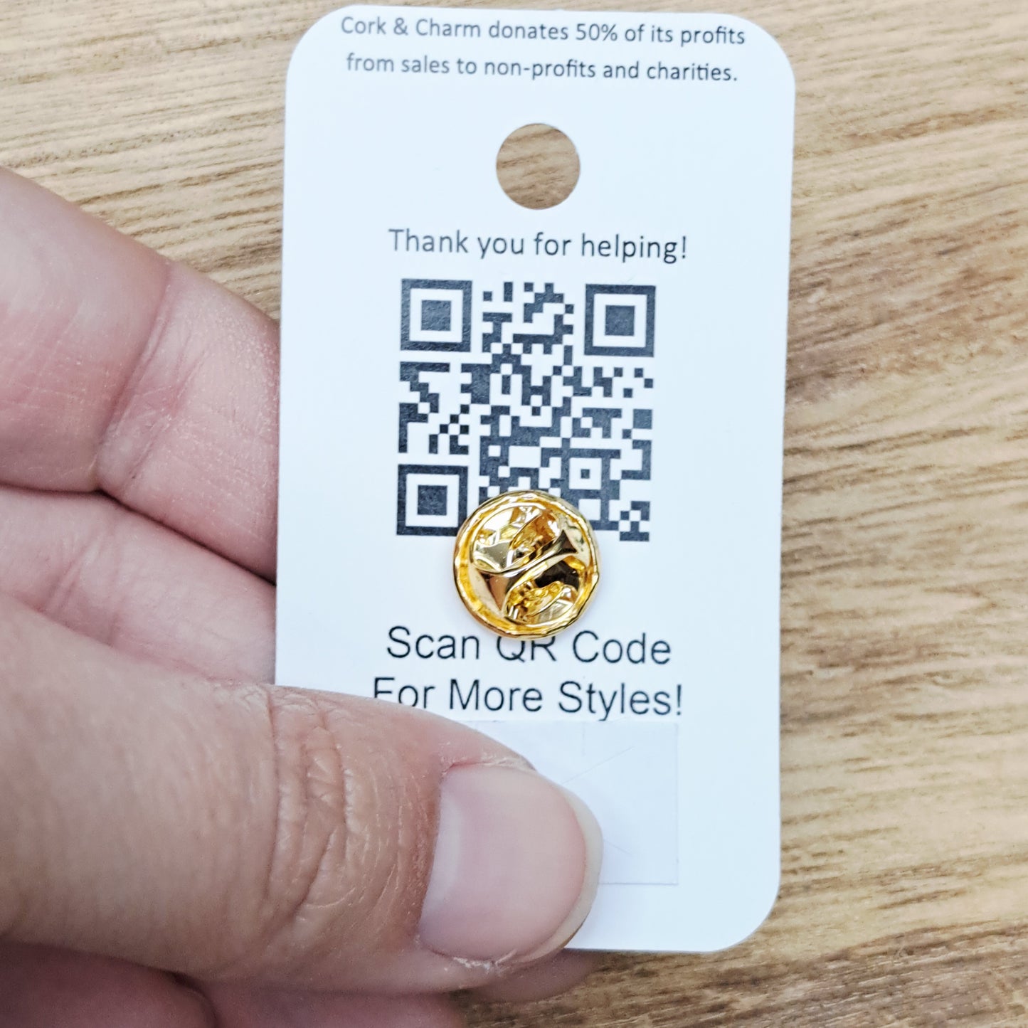 Black Mug Coffee For Life Enamel Pin