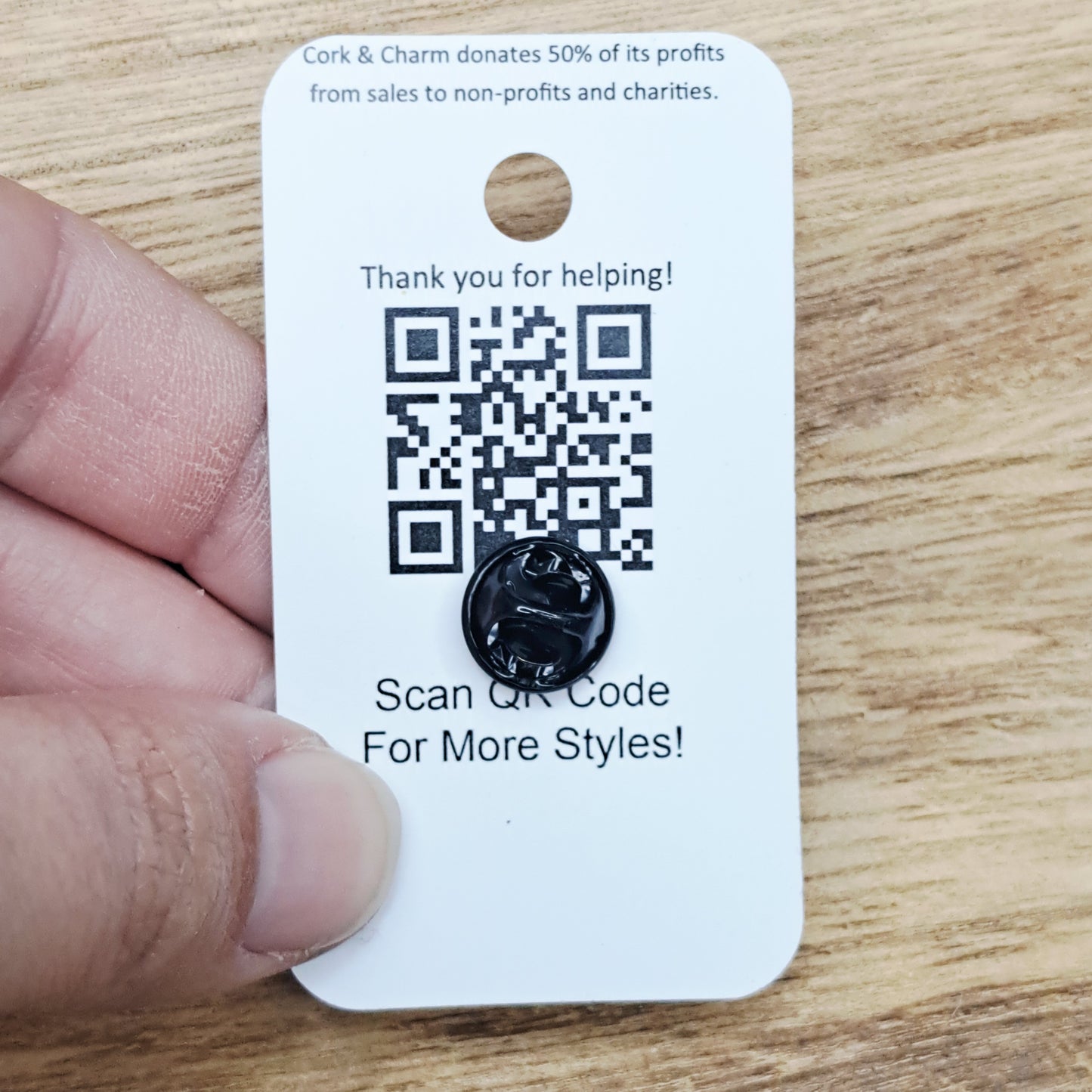 Coffee Cup with Latte Art Spoon Enamel Pin