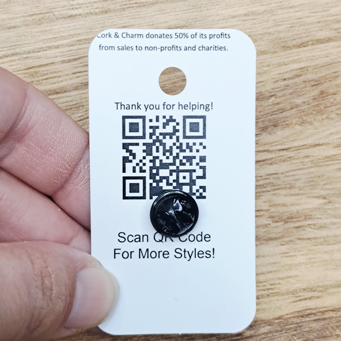 Black Cat Black Coffee Enamel Pin